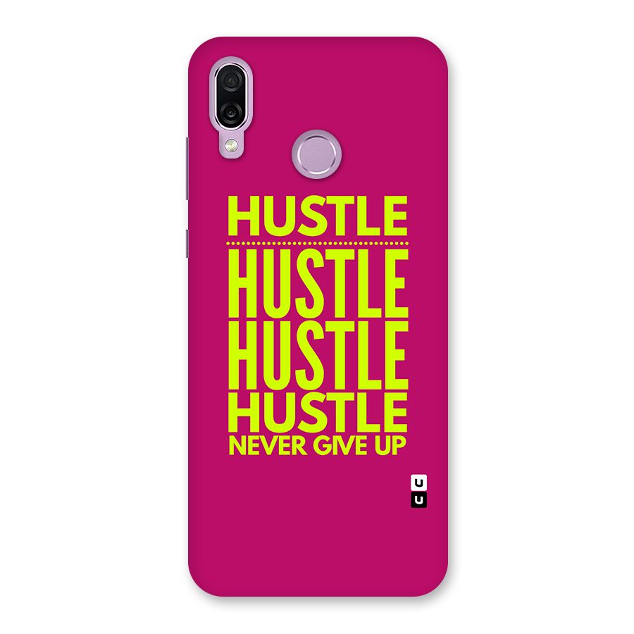 Hustle Never Give Up Back Case for Honor Play
