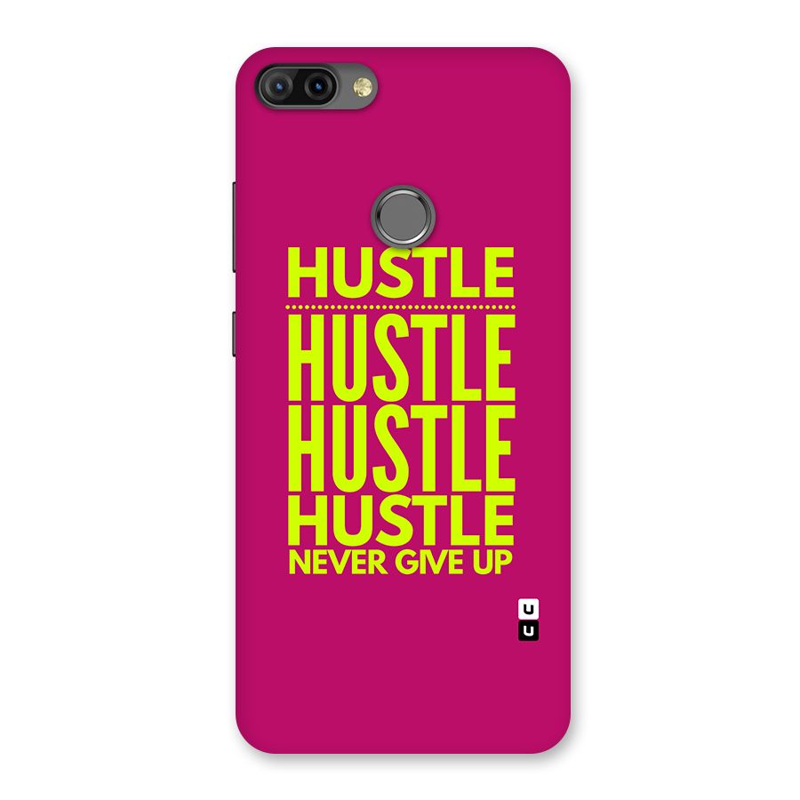 Hustle Never Give Up Back Case for Infinix Hot 6 Pro