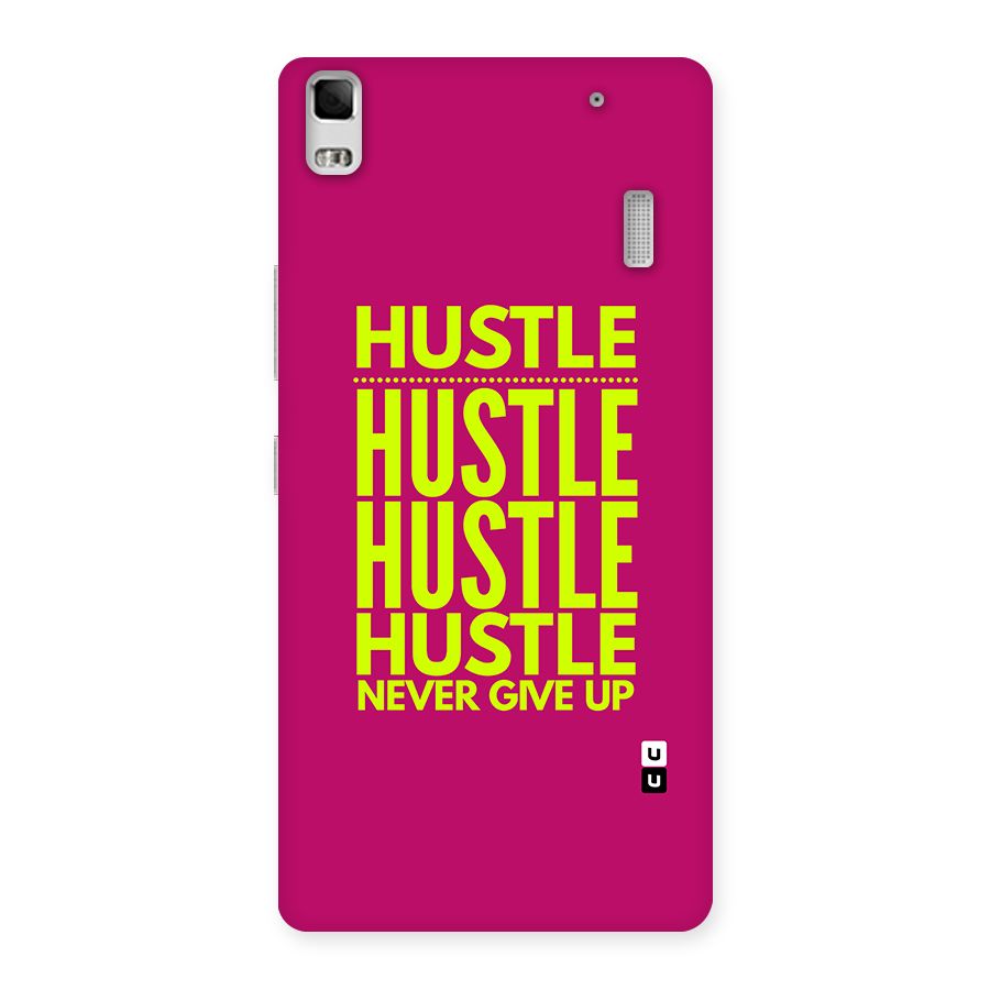 Hustle Never Give Up Back Case for Lenovo A7000