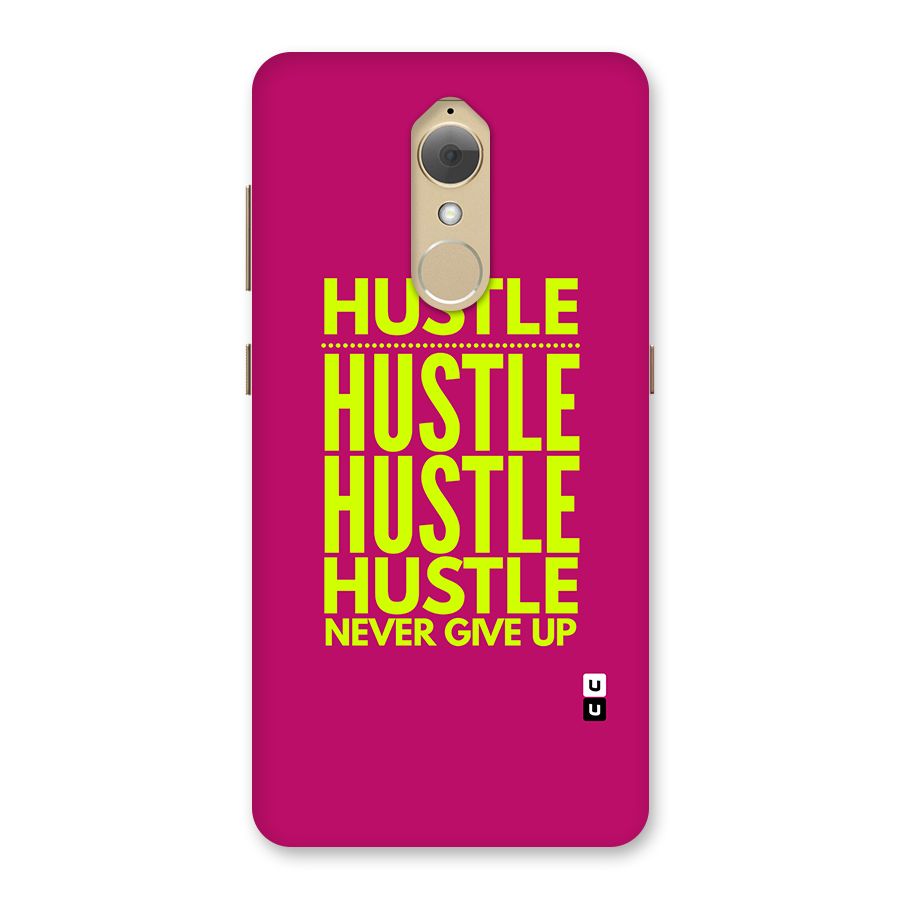 Hustle Never Give Up Back Case for Lenovo K8