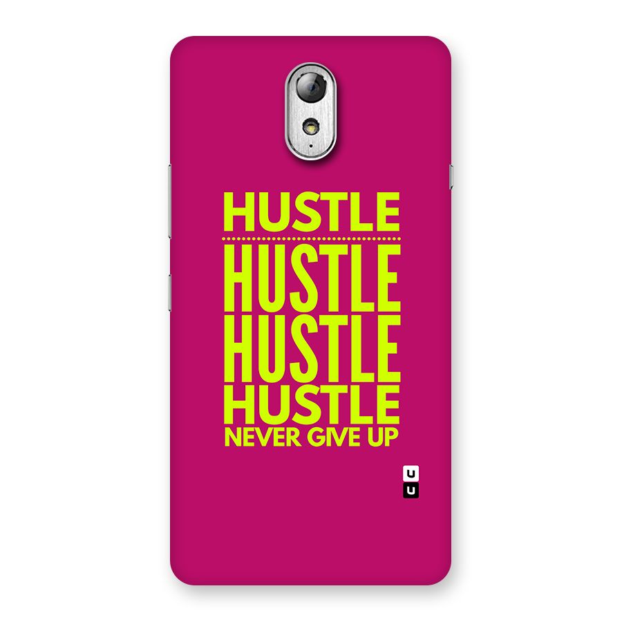 Hustle Never Give Up Back Case for Lenovo Vibe P1M
