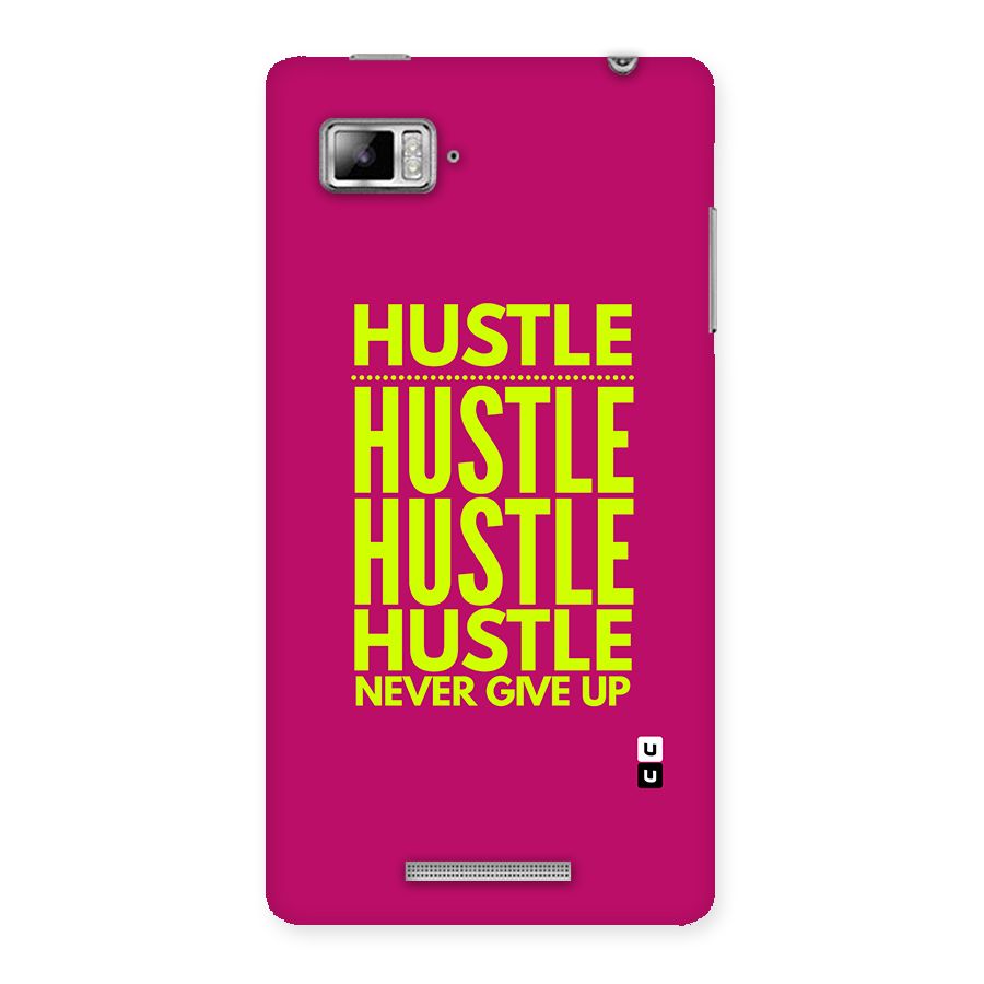 Hustle Never Give Up Back Case for Lenovo Vibe Z K910