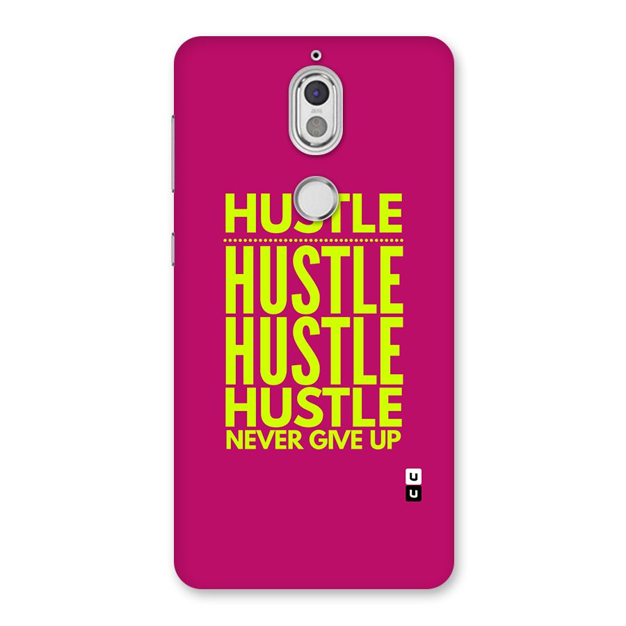 Hustle Never Give Up Back Case for Nokia 7
