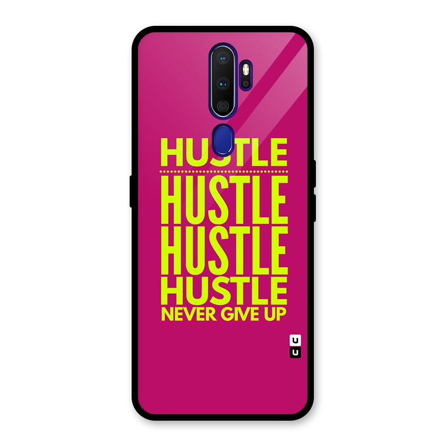 Hustle Never Give Up Back Case for Oppo A9 (2020)