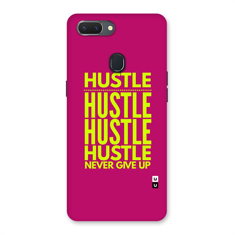 Hustle Never Give Up Back Case for Realme 2