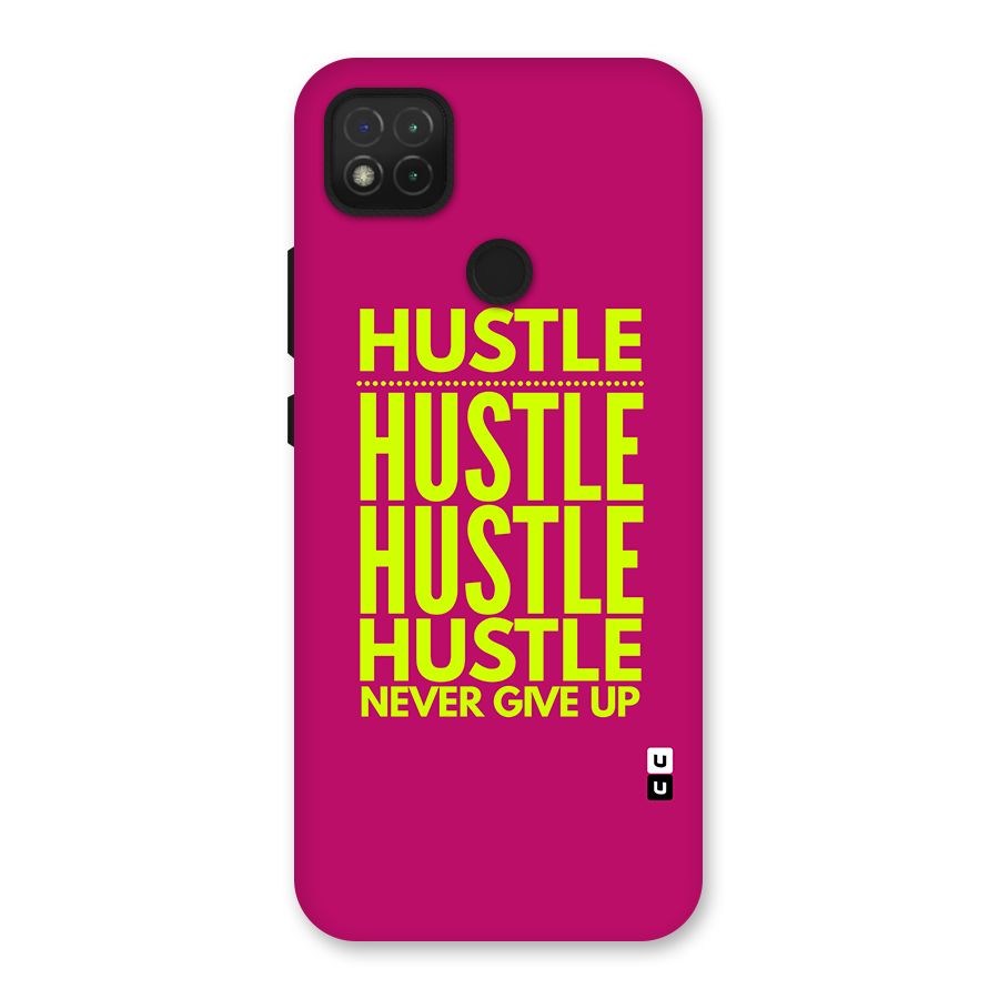 Hustle Never Give Up Back Case for Redmi 9 Activ