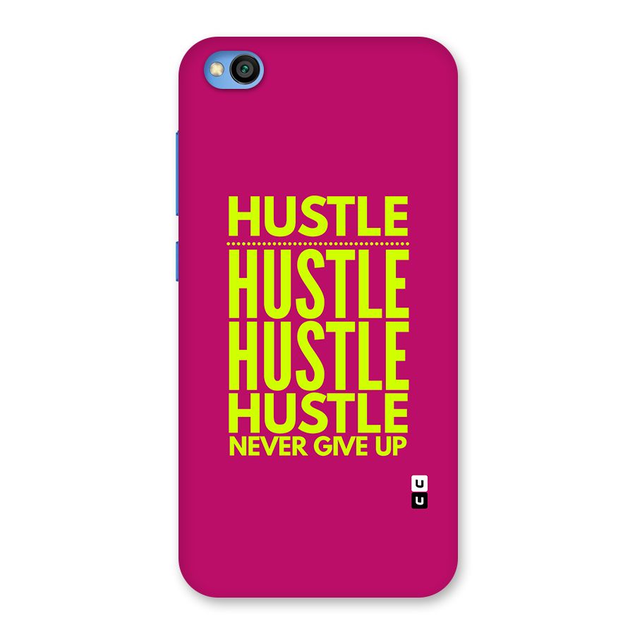 Hustle Never Give Up Back Case for Redmi Go