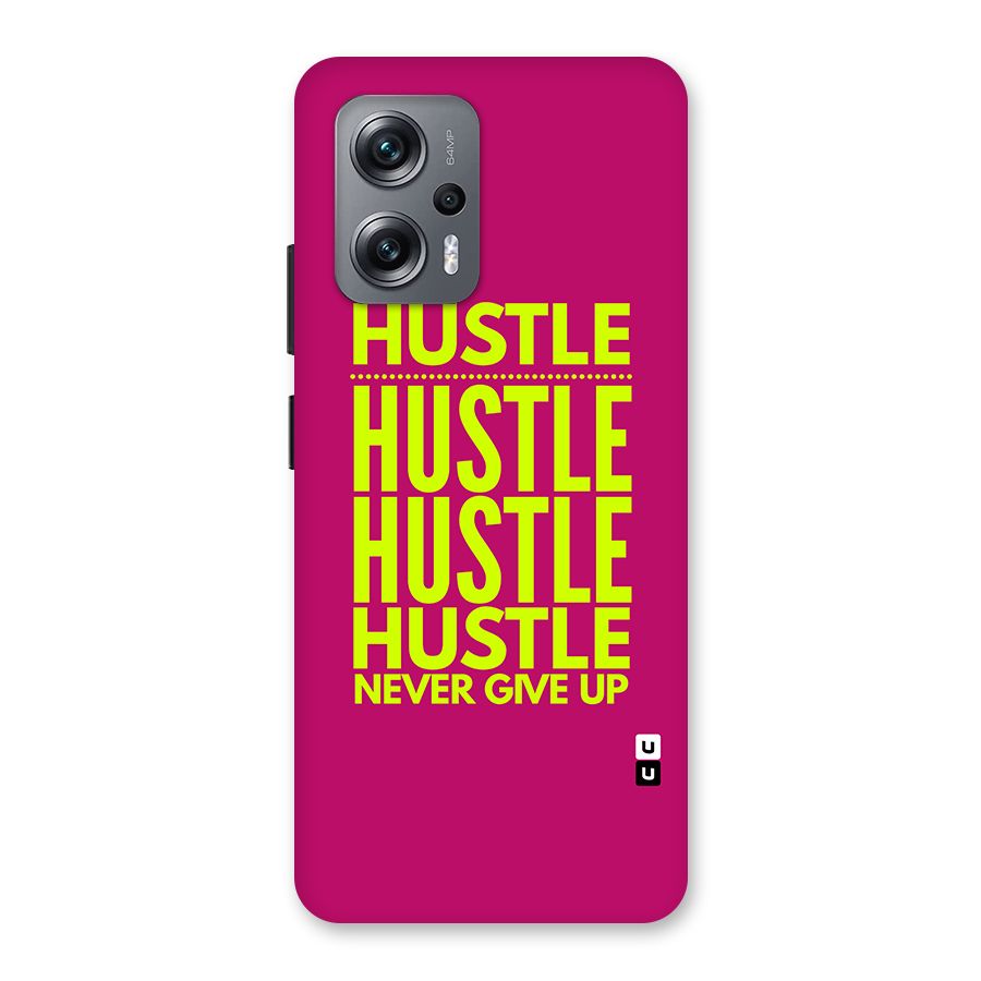 Hustle Never Give Up Back Case for Redmi K50i