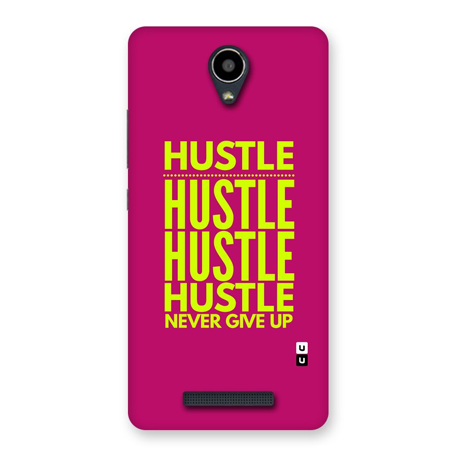 Hustle Never Give Up Back Case for Redmi Note 2