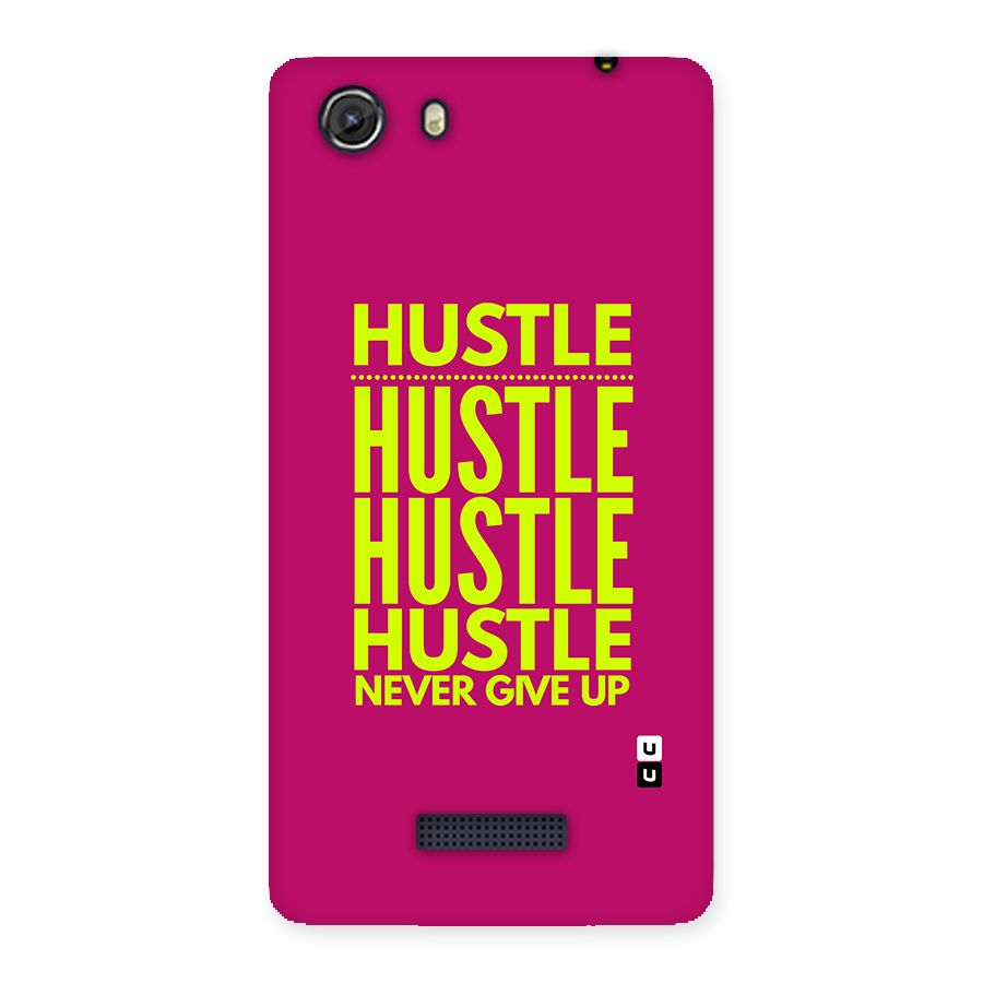 Hustle Never Give Up Back Case for Unite 3