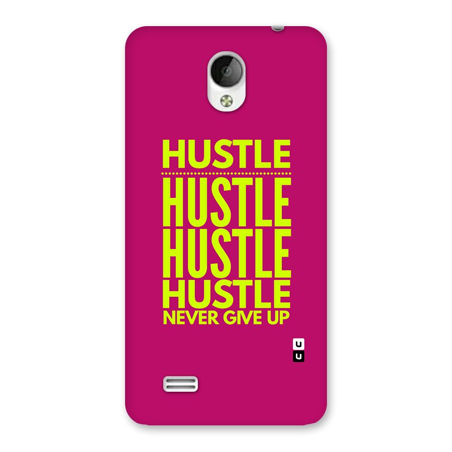 Hustle Never Give Up Back Case for Vivo Y21