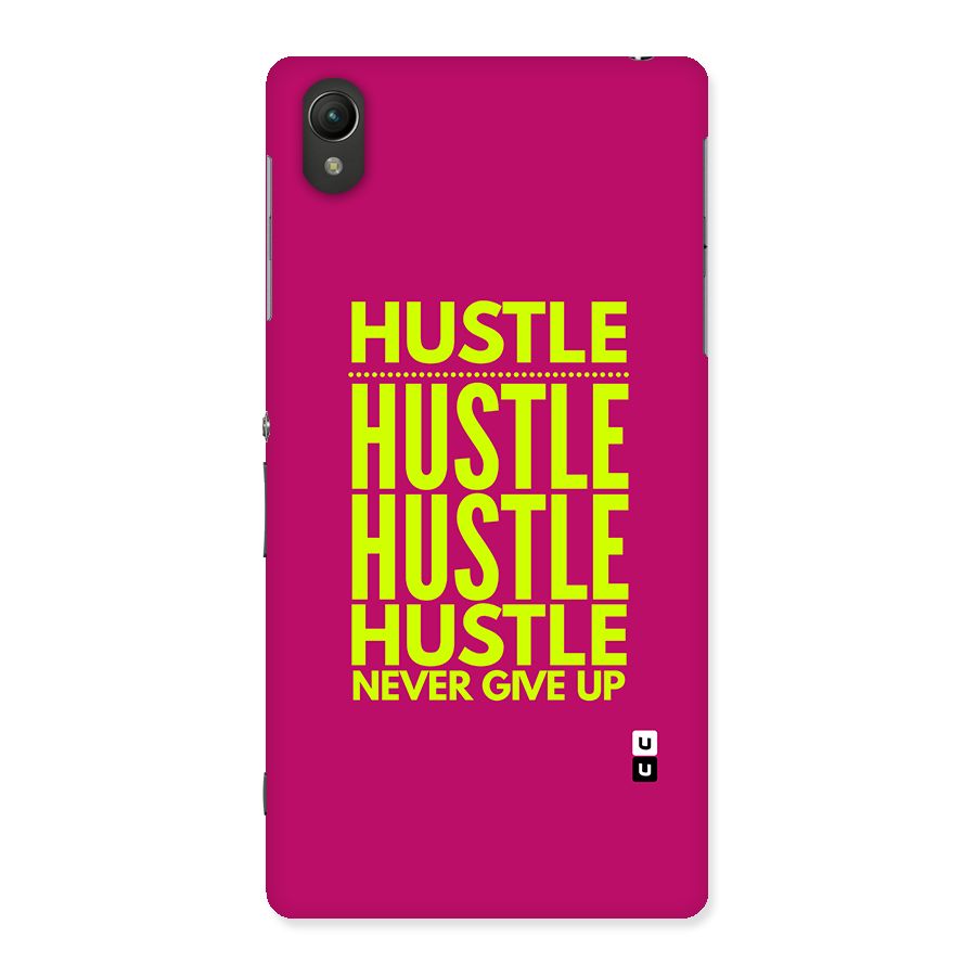 Hustle Never Give Up Back Case for Xperia Z2