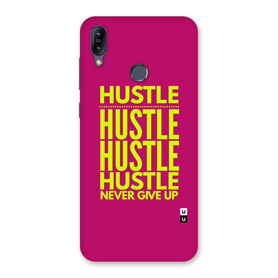 Hustle Never Give Up Back Case for Zenfone Max M2