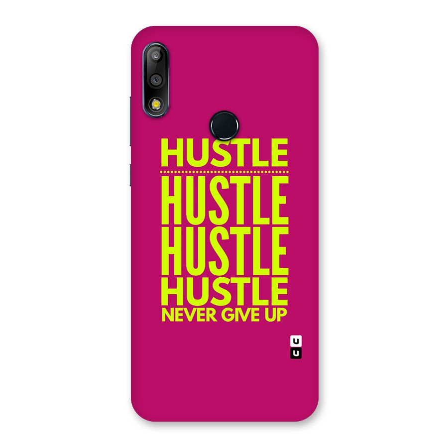Hustle Never Give Up Back Case for Zenfone Max Pro M2