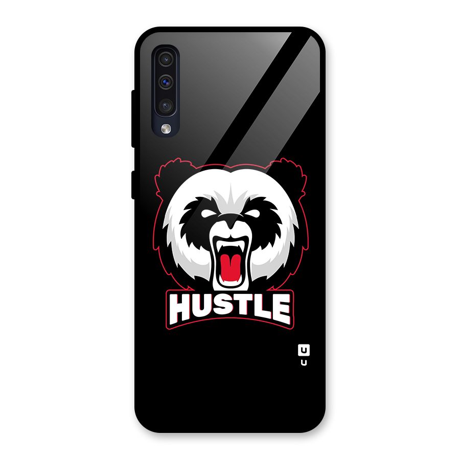 Hustle Panda Glass Back Case for Galaxy A50