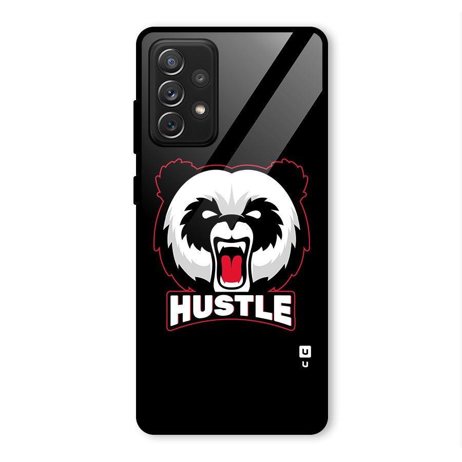 Hustle Panda Glass Back Case for Galaxy A72