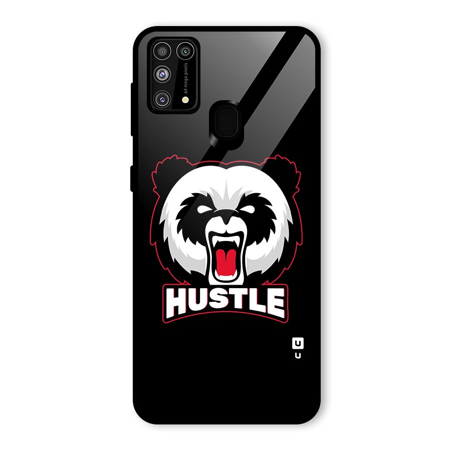 Hustle Panda Glass Back Case for Galaxy F41