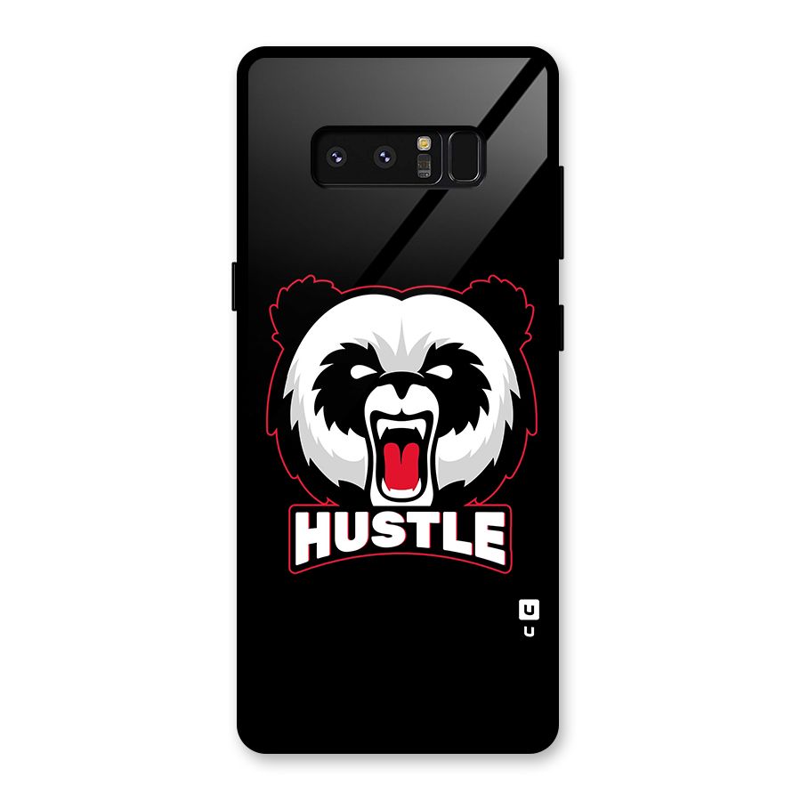 Hustle Panda Glass Back Case for Galaxy Note 8