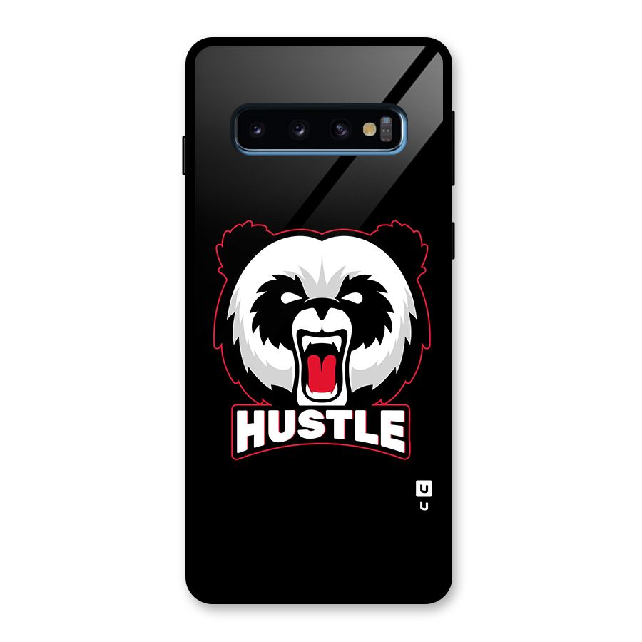 Hustle Panda Glass Back Case for Galaxy S10