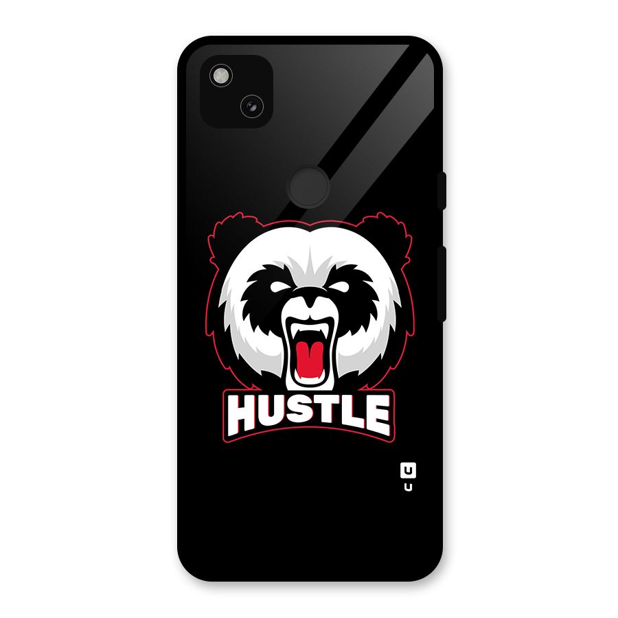 Hustle Panda Glass Back Case for Google Pixel 4a
