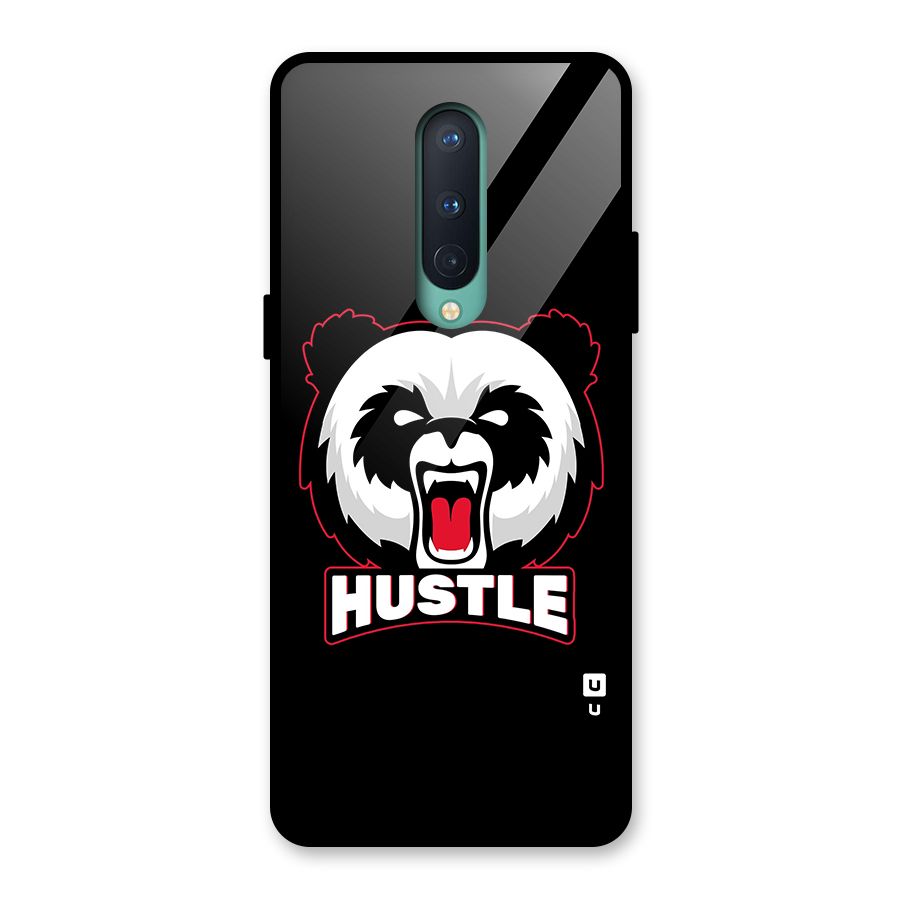Hustle Panda Glass Back Case for OnePlus 8