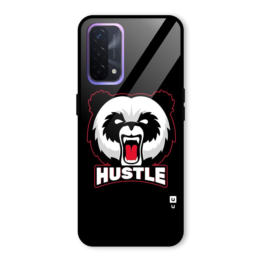Hustle Panda Glass Back Case for Oppo A74 5G