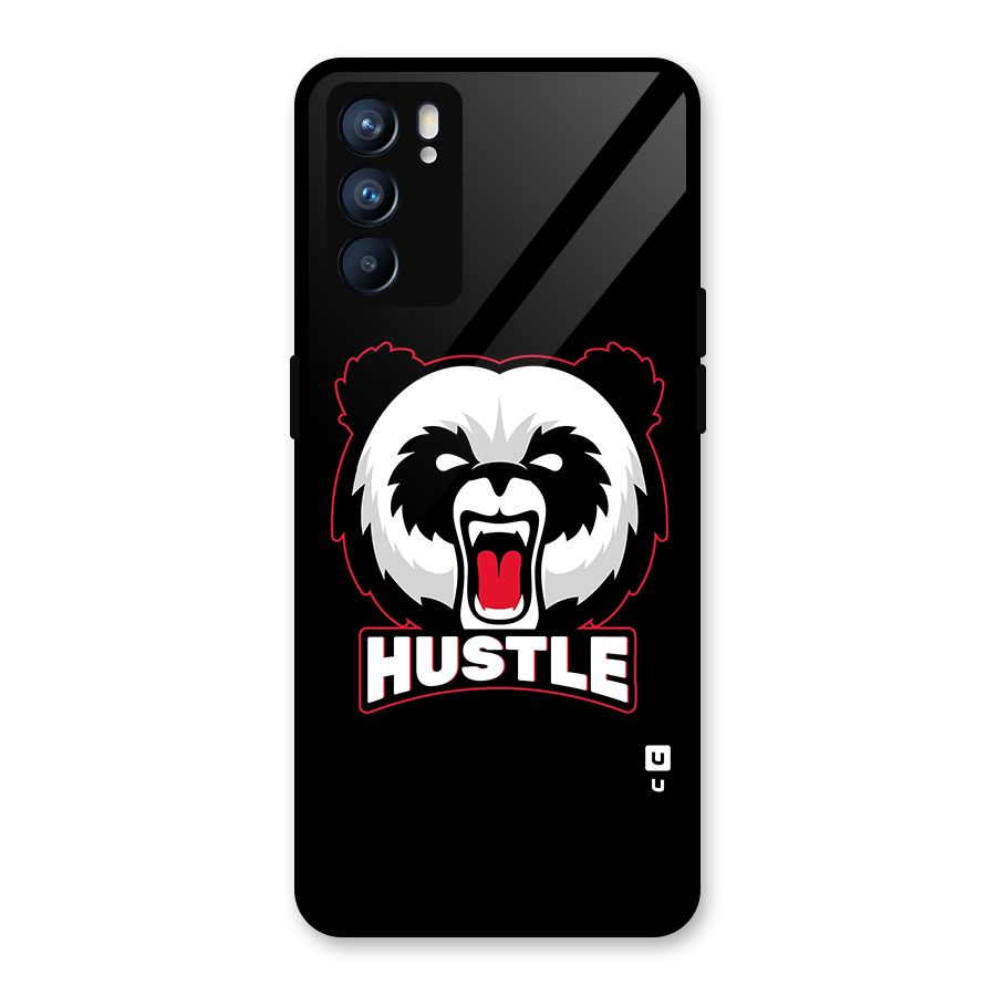 Hustle Panda Glass Back Case for Oppo Reno6 5G