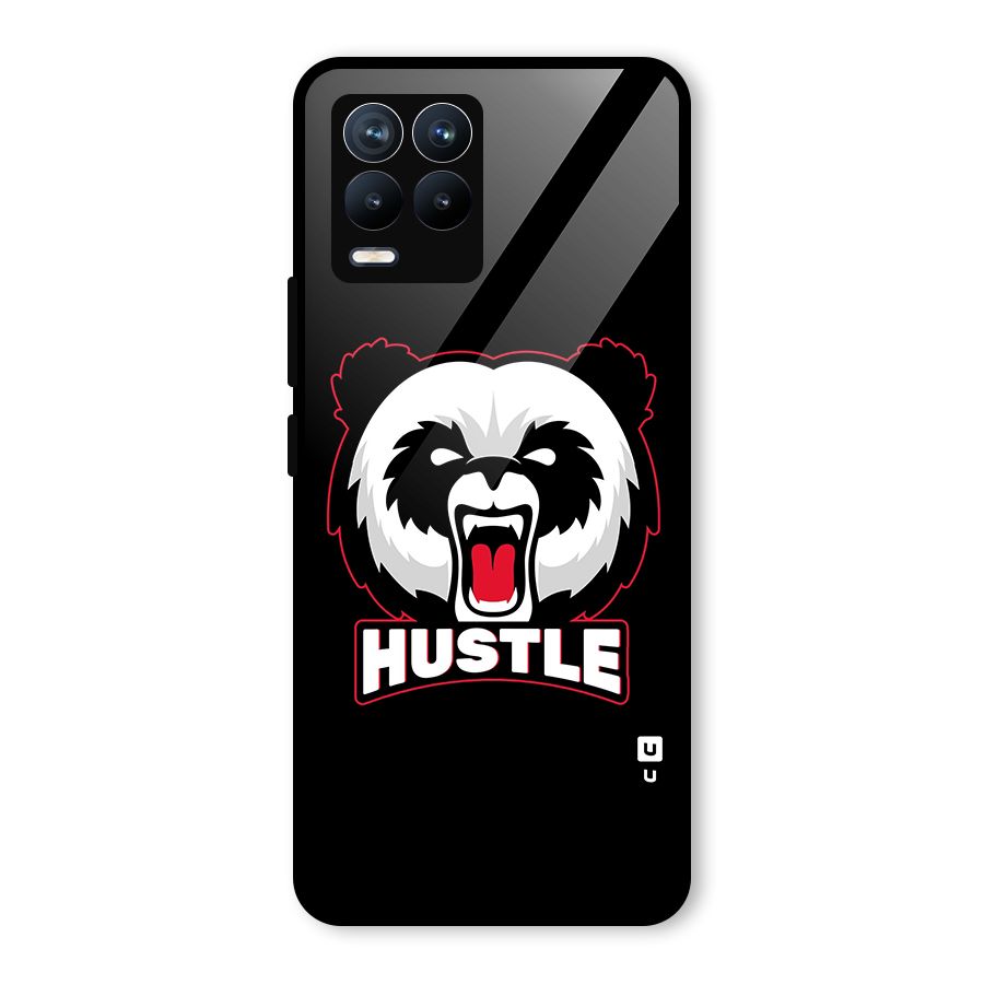 Hustle Panda Glass Back Case for Realme 8