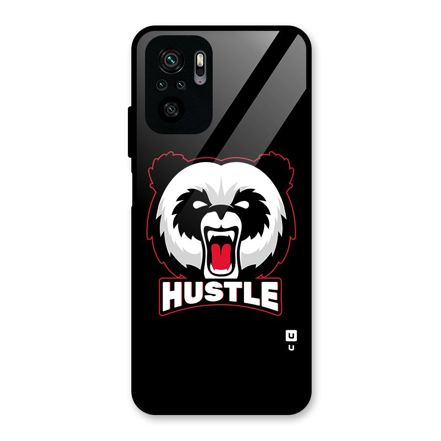 Hustle Panda Glass Back Case for Redmi Note 10S