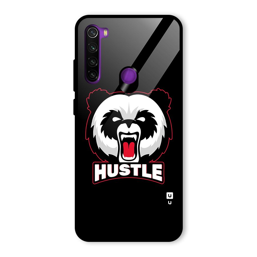 Hustle Panda Glass Back Case for Redmi Note 8