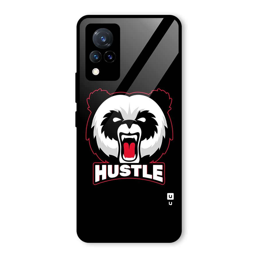 Hustle Panda Glass Back Case for Vivo V21 5G