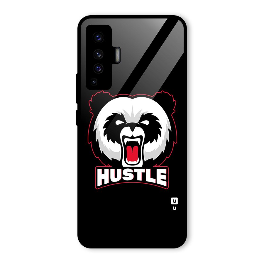 Hustle Panda Glass Back Case for Vivo X50