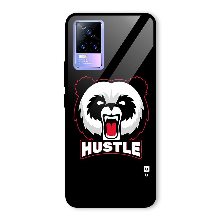 Hustle Panda Glass Back Case for Vivo Y73