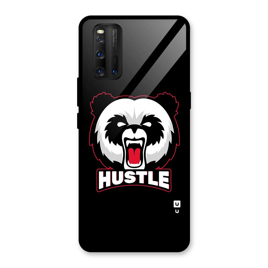 Hustle Panda Glass Back Case for Vivo iQOO 3