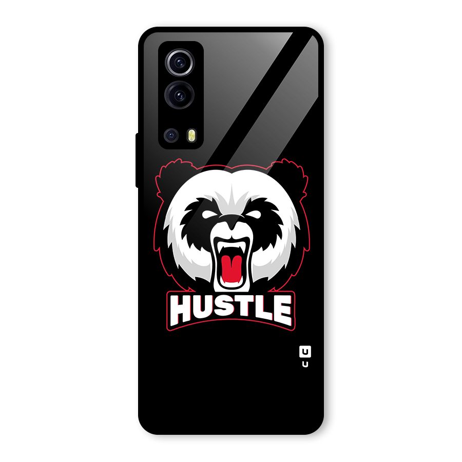 Hustle Panda Glass Back Case for Vivo iQOO Z3
