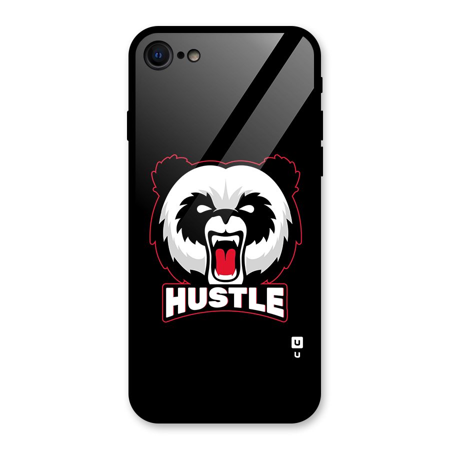 Hustle Panda Glass Back Case for iPhone 7