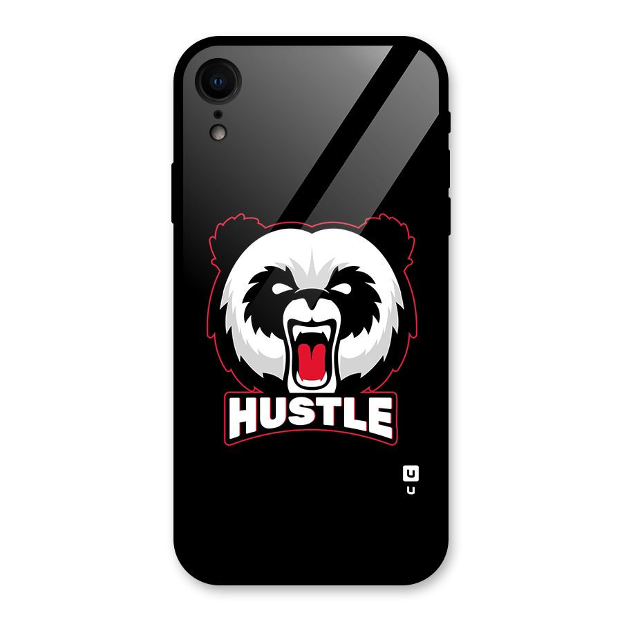 Hustle Panda Glass Back Case for iPhone XR
