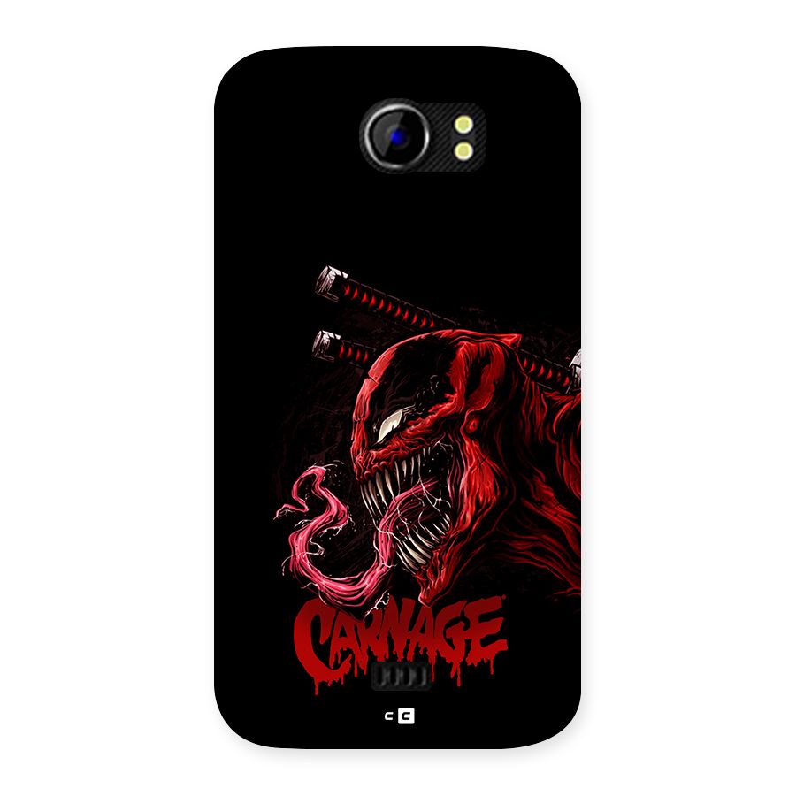 Hybrid Carnage Back Case for Canvas 2 A110