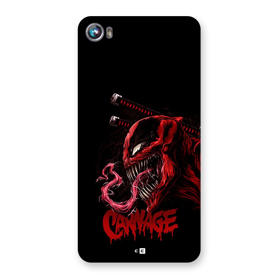 Hybrid Carnage Back Case for Canvas Fire 4 (A107)