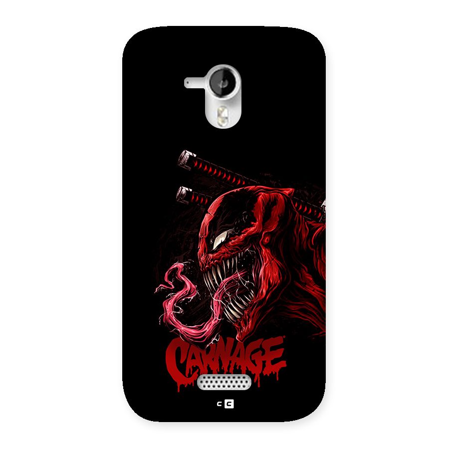 Hybrid Carnage Back Case for Canvas HD A116