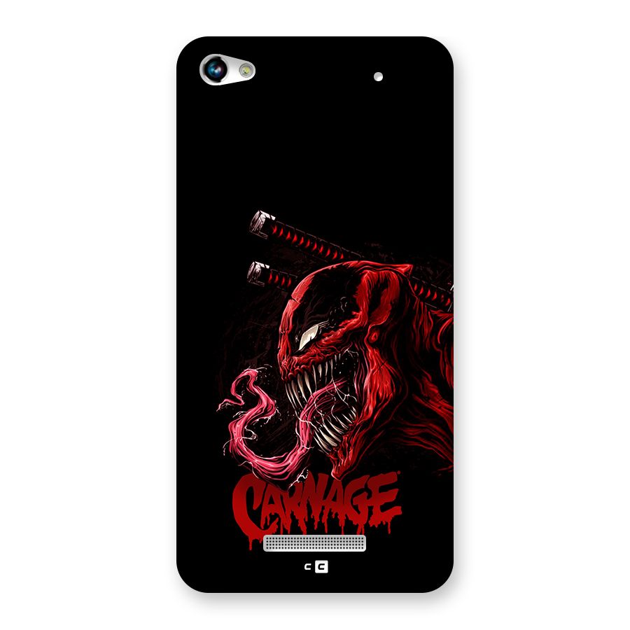 Hybrid Carnage Back Case for Canvas Hue 2 A316
