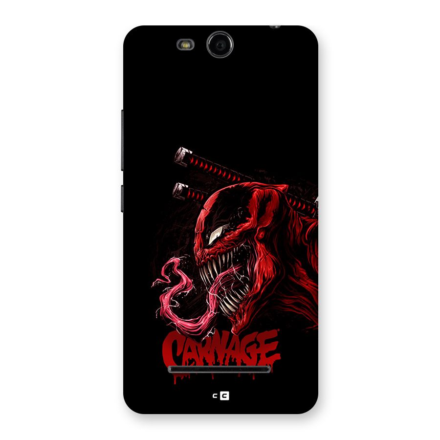 Hybrid Carnage Back Case for Canvas Juice 3 Q392