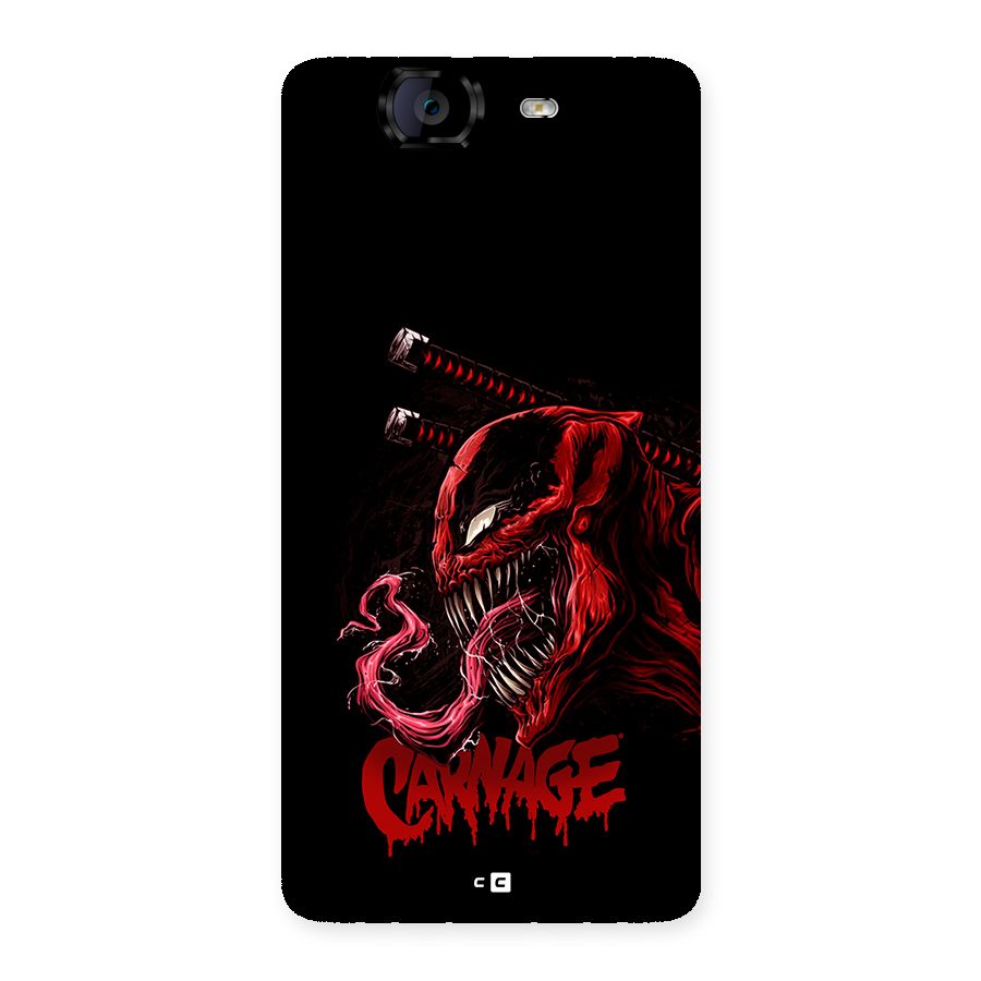 Hybrid Carnage Back Case for Canvas Knight A350