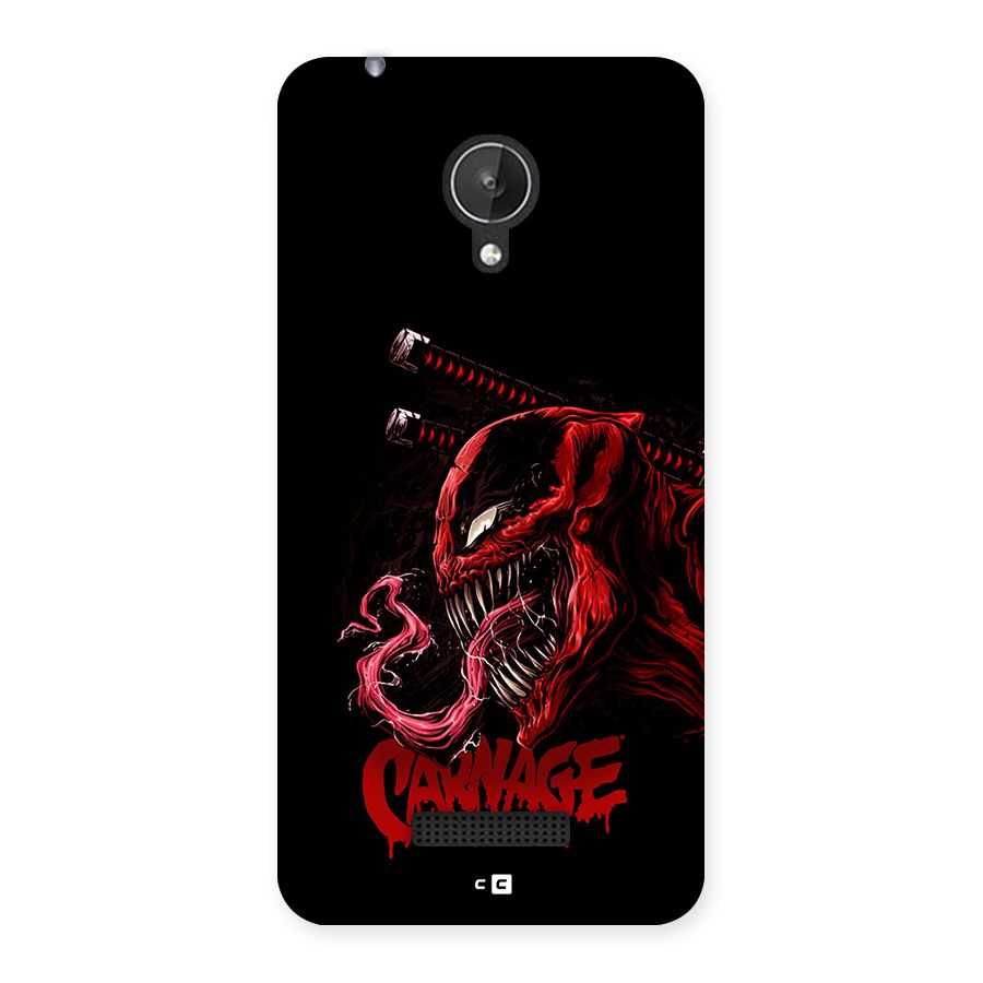 Hybrid Carnage Back Case for Canvas Spark Q380