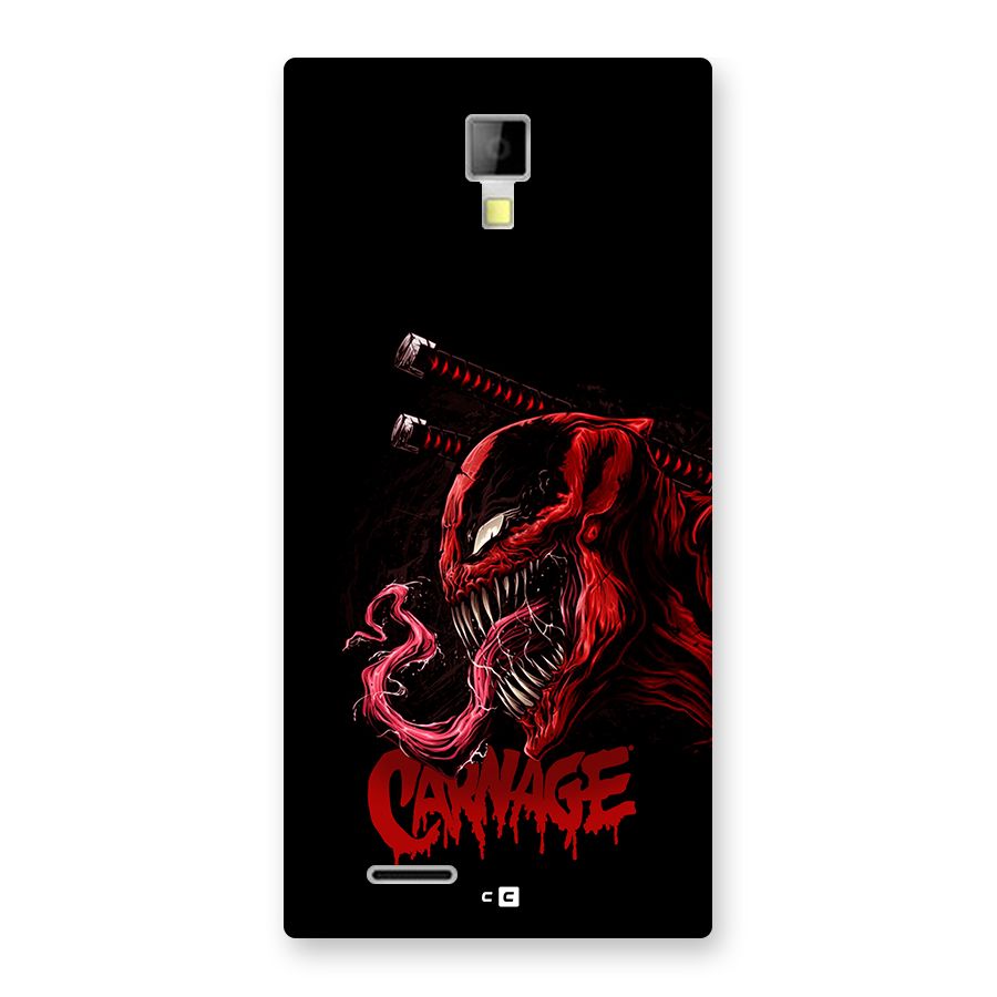 Hybrid Carnage Back Case for Canvas Xpress A99