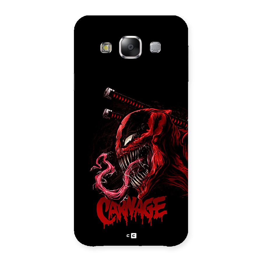 Hybrid Carnage Back Case for Galaxy E5