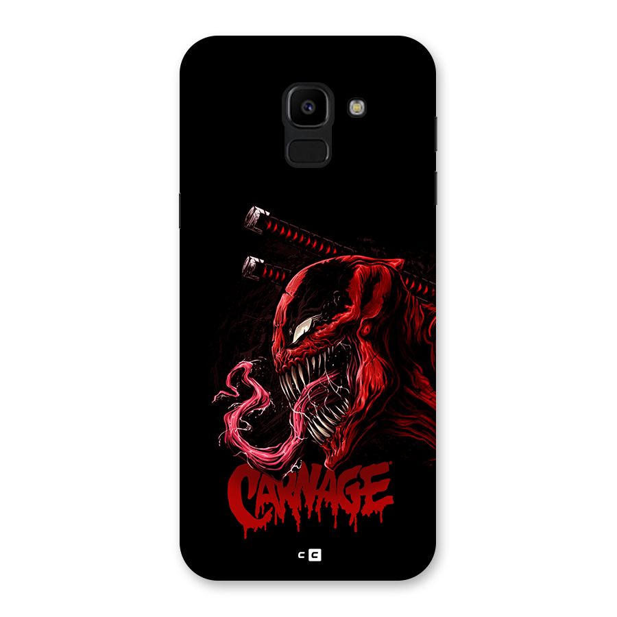 Hybrid Carnage Back Case for Galaxy J6