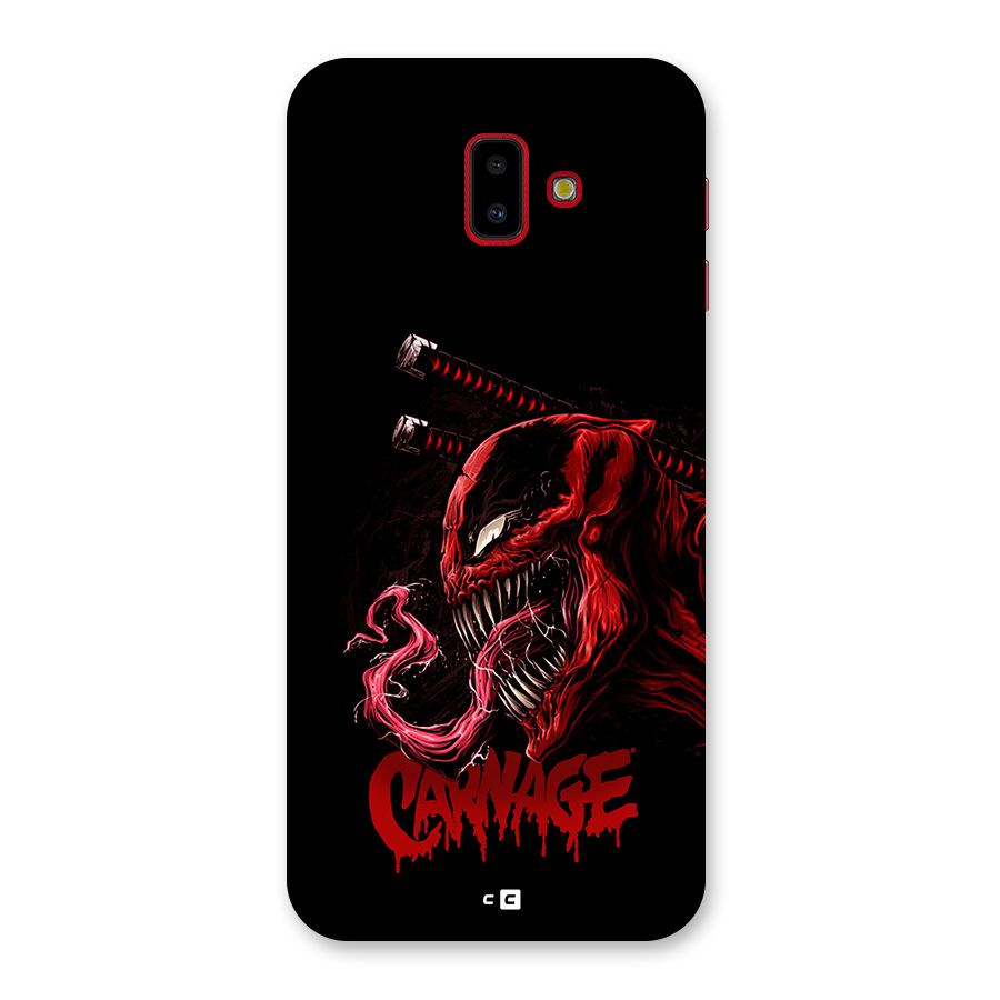 Hybrid Carnage Back Case for Galaxy J6 Plus