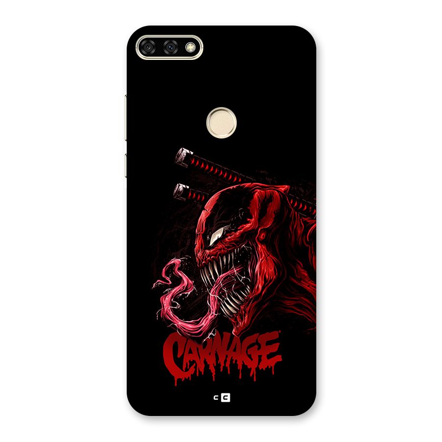 Hybrid Carnage Back Case for Honor 7A