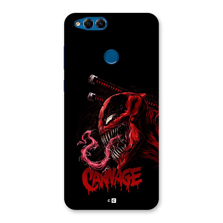 Hybrid Carnage Back Case for Honor 7X